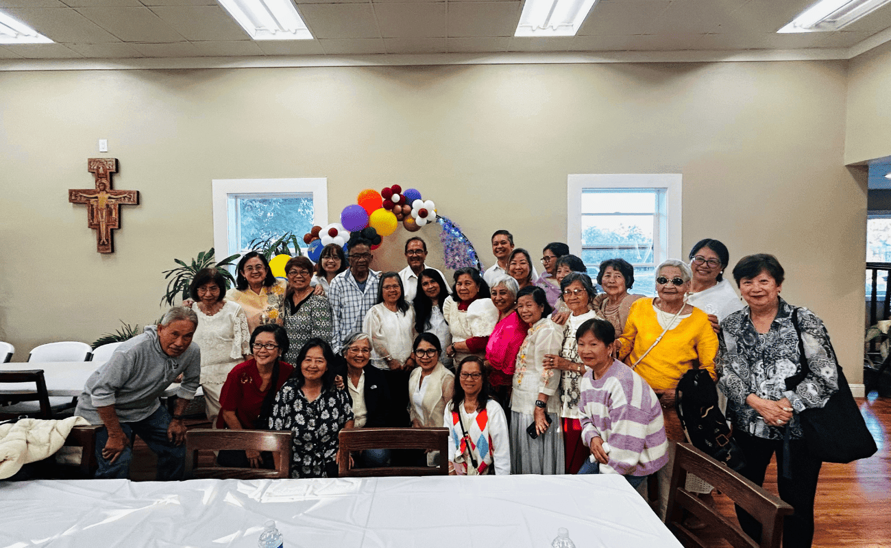 Ministry gathering in the parish hall